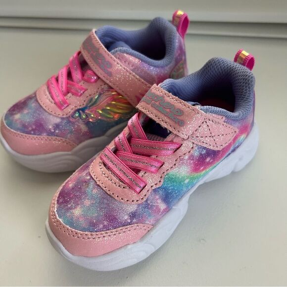 NEW SKECHERS unicorn storm (toddler) in pink-lavender - Picture 2 of 7